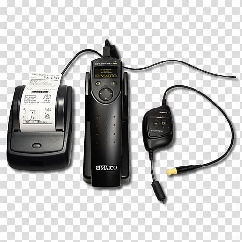 Otoacoustic emission Tympanometry Hearing loss Audiometer Maico, charge coupled device scanner transparent background PNG clipart