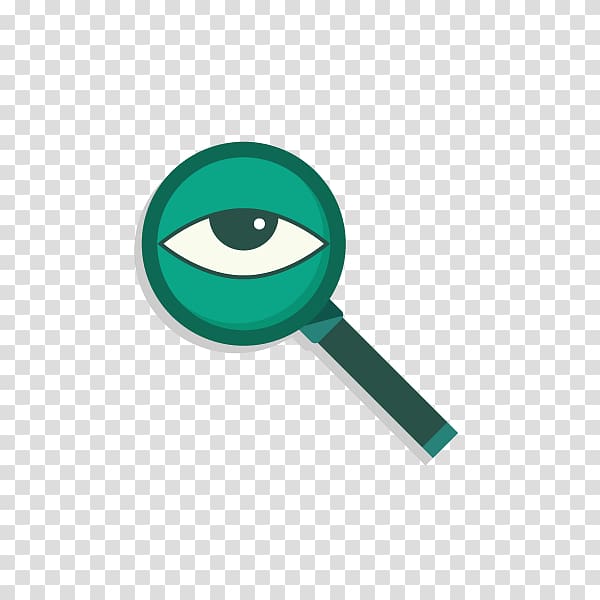 Magnifying glass Euclidean Eye, magnifying glass transparent background PNG clipart