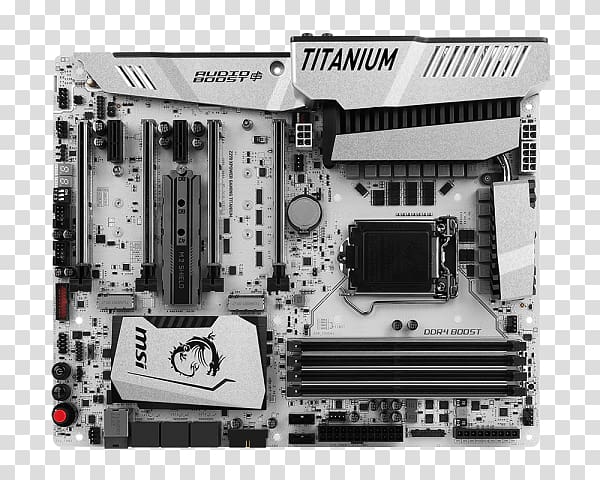 Kaby Lake Intel MSI Z270 XPOWER GAMING TITANIUM Motherboard MSI H270 GAMING PRO CARBON, intel transparent background PNG clipart