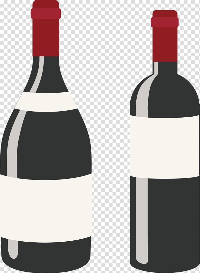 Red Wine Bottle Alcoholic beverage, Red wine elements transparent background PNG clipart
