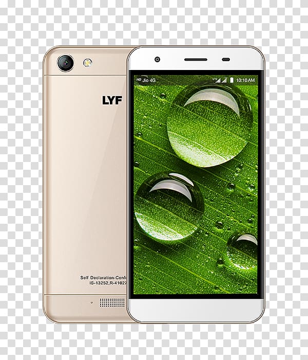 LYF Water 11 Smartphone 4G Reliance Digital, Water Shutting transparent background PNG clipart