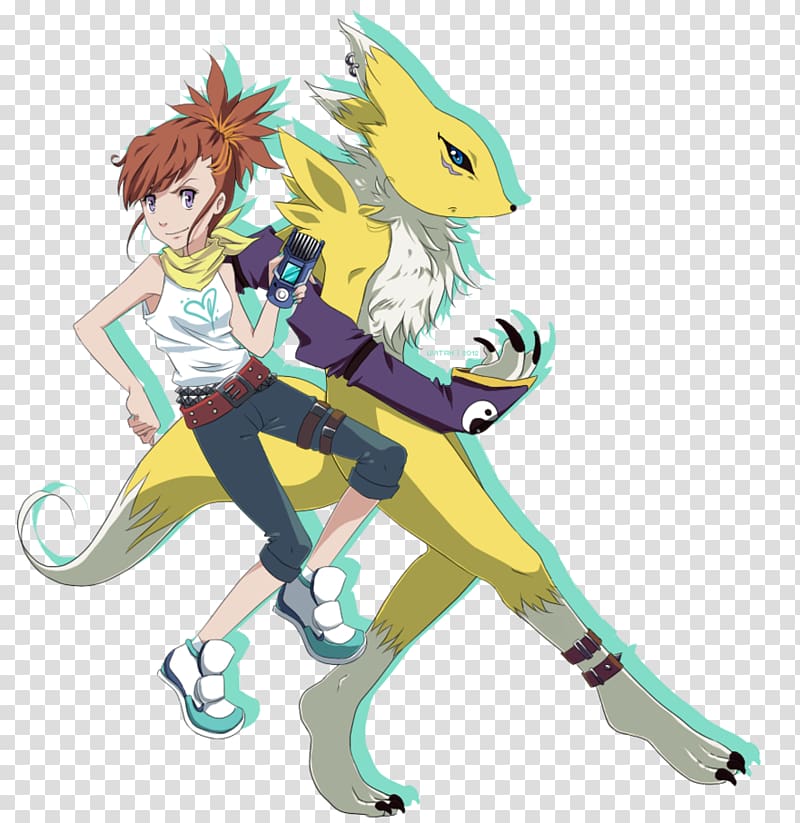 Renamon Digimon World Rika Nonaka Takato Matsuki, digimon transparent background PNG clipart