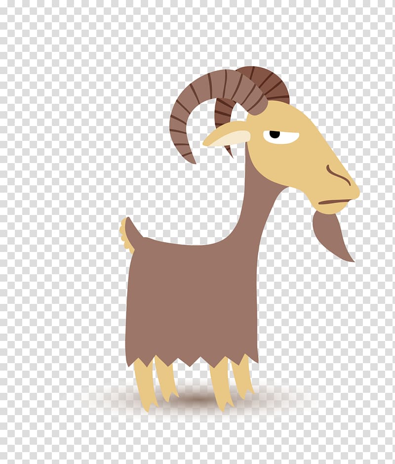 Goat Sheep Illustration, Cute lamb transparent background PNG clipart