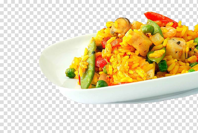 Fried rice Balti Paella Recipe, Fried rice transparent background PNG clipart