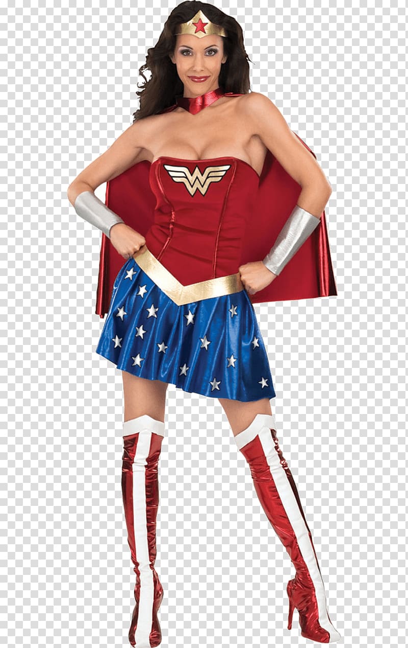 Wonder Woman Diana Prince Costume party Clothing, Wonder Woman transparent background PNG clipart