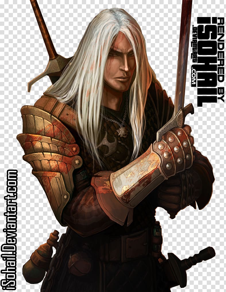 The Witcher universe Geralt of Rivia Fan art Yennefer, Geralt transparent background PNG clipart