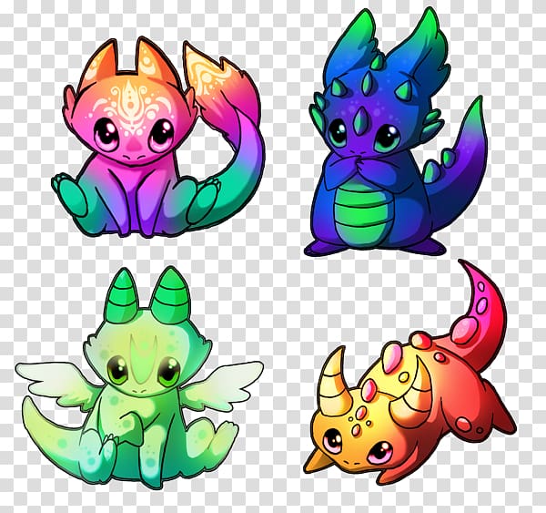 cool baby dragons to draw