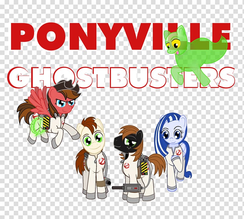 Ghostbusters YouTube Ponyville Logo, slimer transparent background PNG clipart