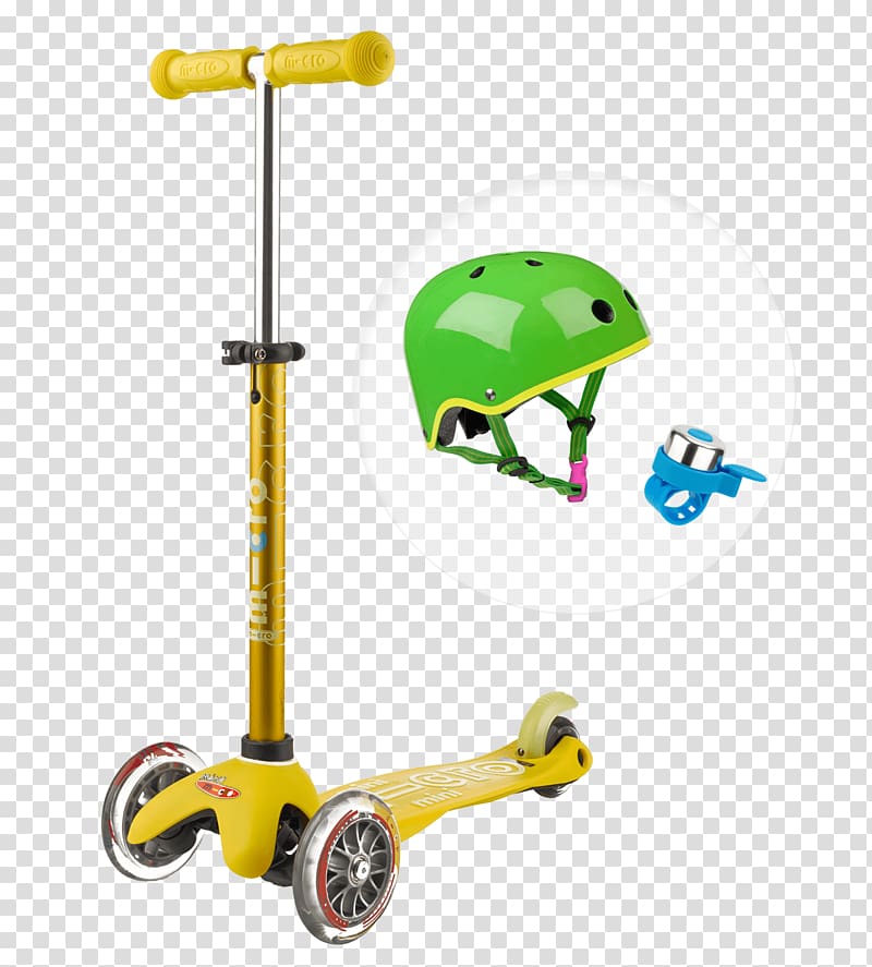 MINI Cooper Kick scooter Micro Mobility Systems, big yellow transparent background PNG clipart