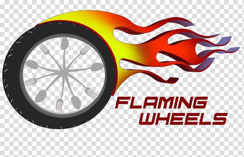 Car Bicycle Wheels Rim Alloy wheel, Flaming Truck transparent background PNG clipart