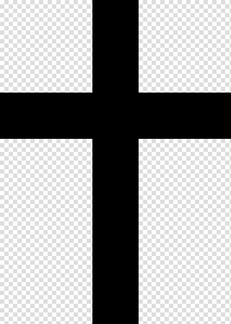 black cross , Christian cross Christianity , I transparent background PNG clipart