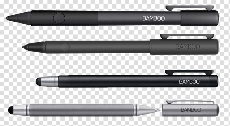 Stylus Wacom Bamboo Spark Digital pen Pens, bamboo drawing transparent background PNG clipart