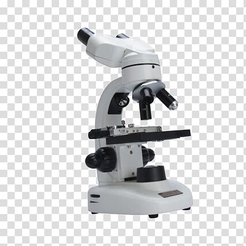 Optical microscope Optics, Professional optical biological microscope binocular transparent background PNG clipart