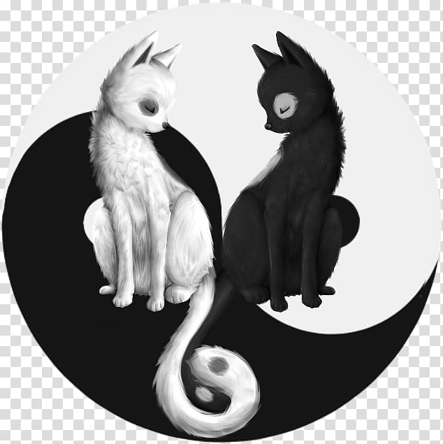 Cat Yin and yang Collar Buddha Lobe, Cat transparent background PNG clipart