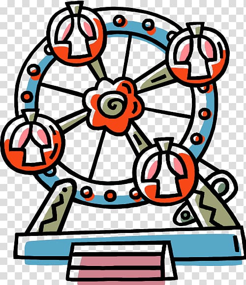 State fair Ferris wheel , carnival wheel transparent background PNG clipart