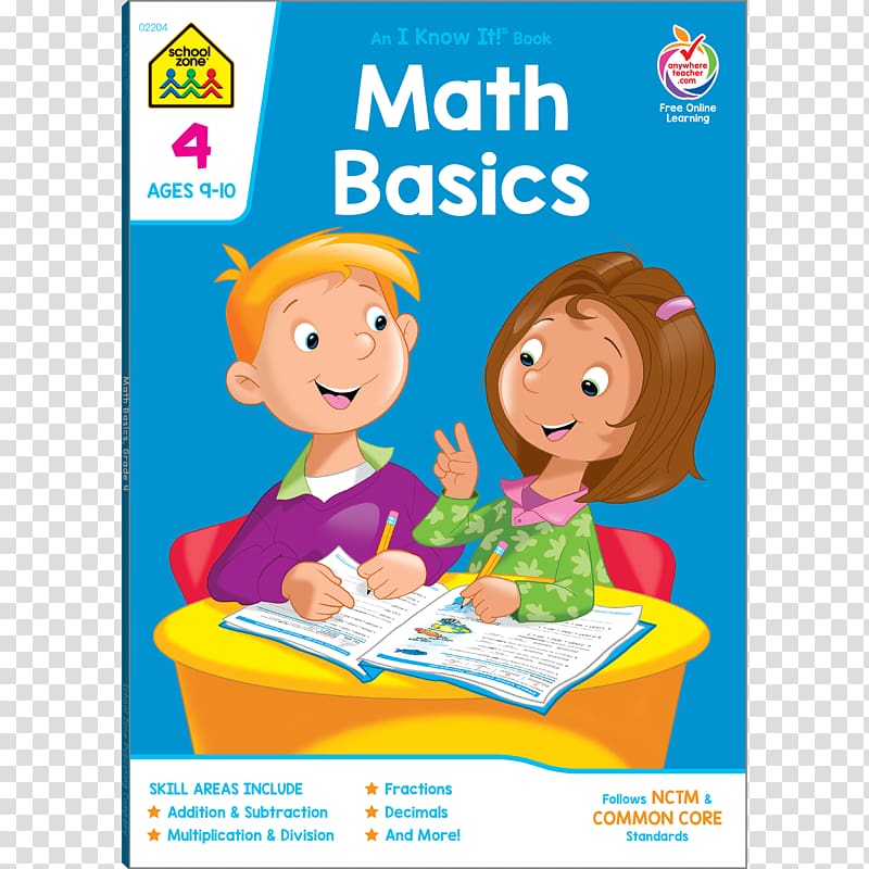 Math Basics 4: Grade 4 Mathematics Tap the Magic Tree Board Book Math BASICS 2, Mathematics transparent background PNG clipart