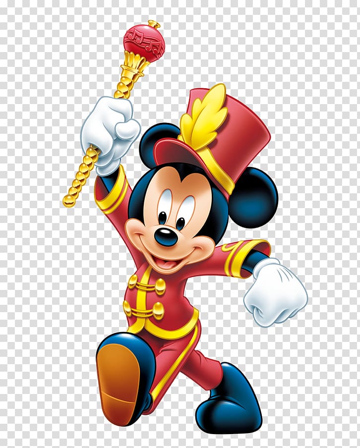 Mickey Mouse wearing drumers suit illustration, Mickey Mouse Minnie Mouse Oswald the Lucky Rabbit, Mickey Mouse transparent background PNG clipart