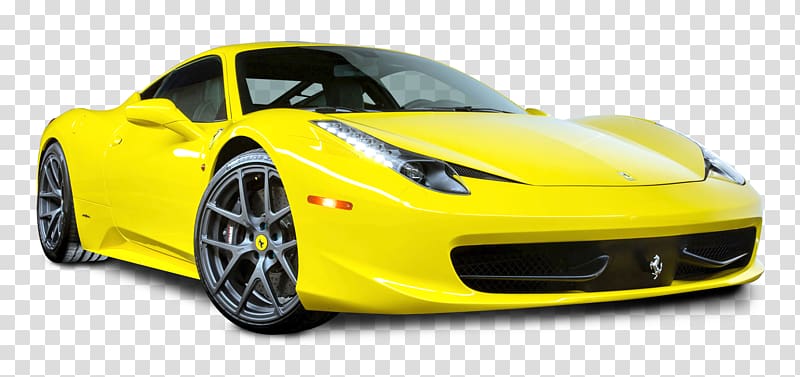 Yellow Ferrari 458 Italia Coupe 2013 Ferrari 458 Italia