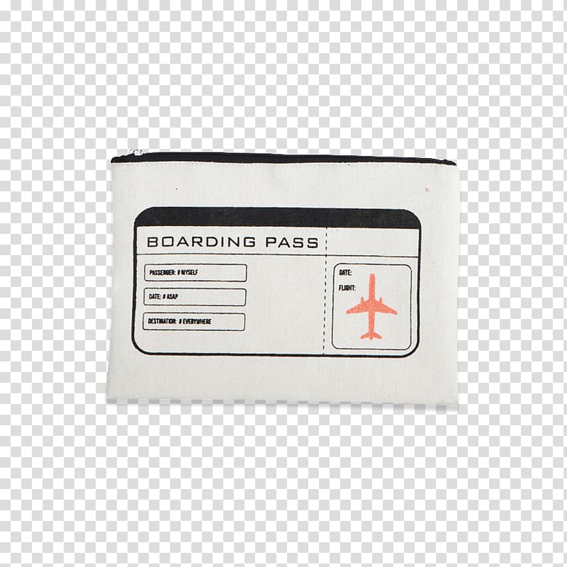 Boarding pass Bag Cosmetics Tasche, boarding pass transparent background PNG clipart