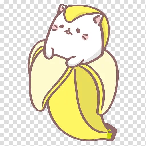 Cat Anime Banana YouTube Q-lia, Cat transparent background PNG clipart |  HiClipart