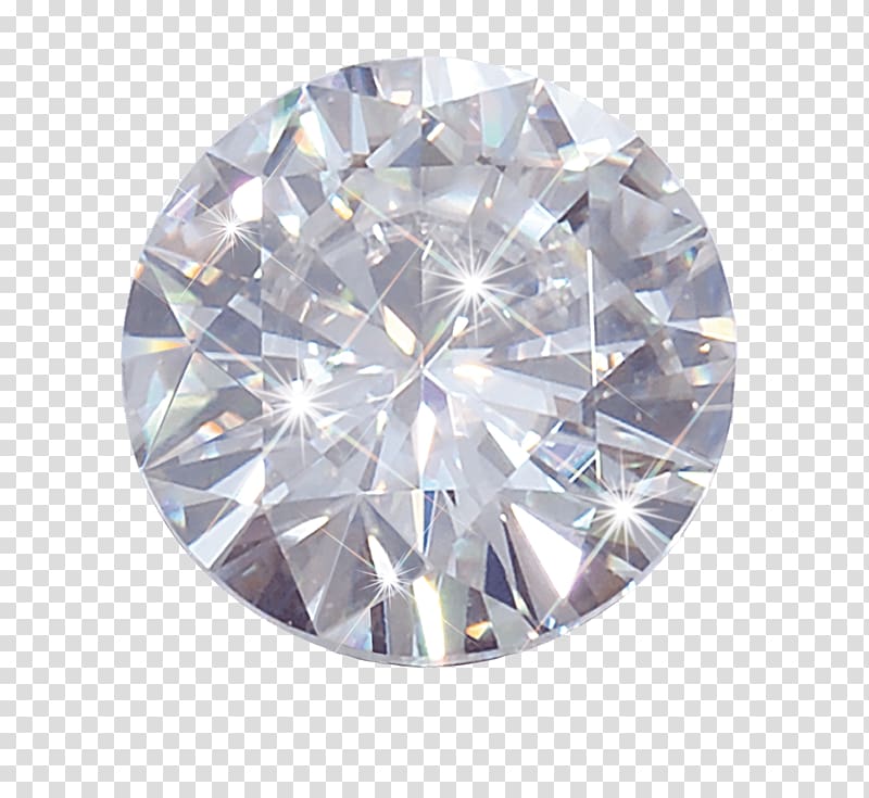 round cut diamond, Diamond , Diamond transparent background PNG clipart