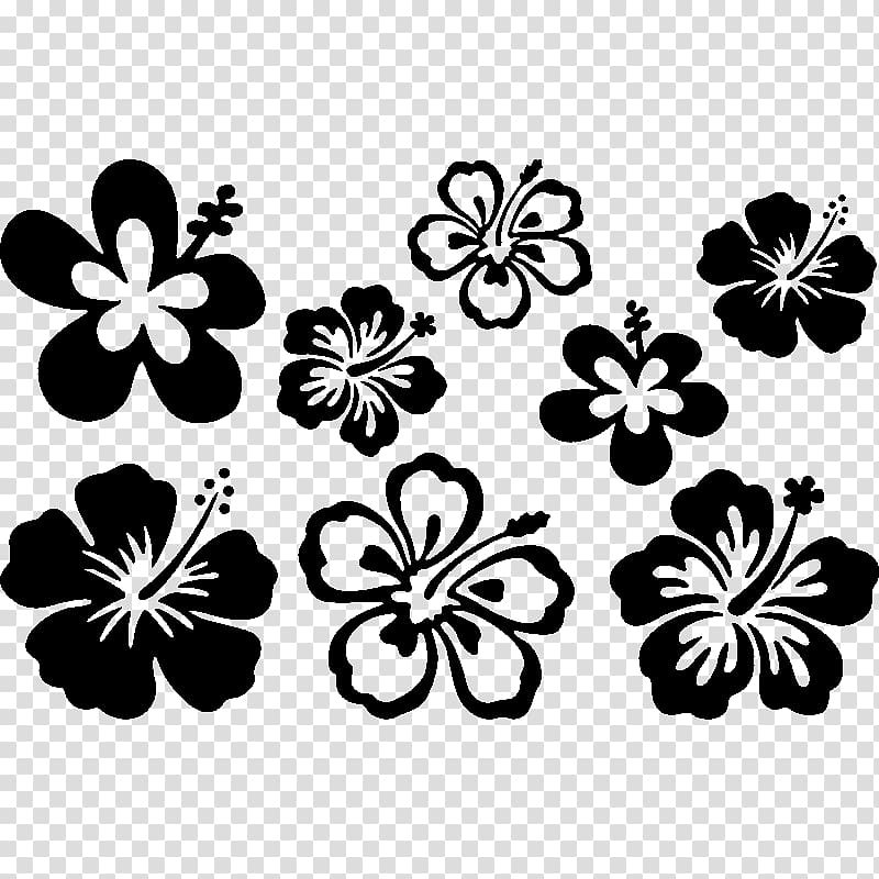 Sticker Car Flower Decal Hibiscus, car transparent background PNG clipart