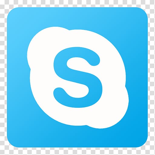 Skype icon, blue text symbol aqua number, Skype transparent background PNG clipart