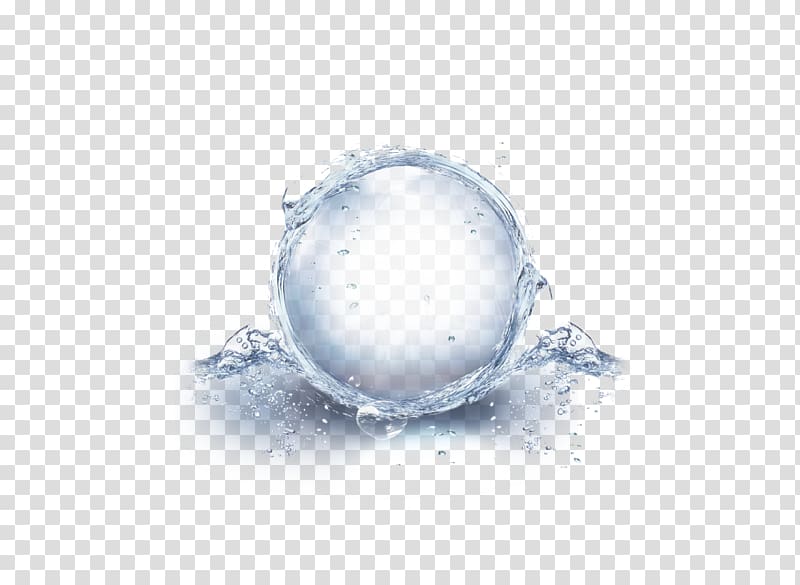 water drop illustration, Lotion Light Moisturizer Facial Cream, Water circle creative transparent background PNG clipart