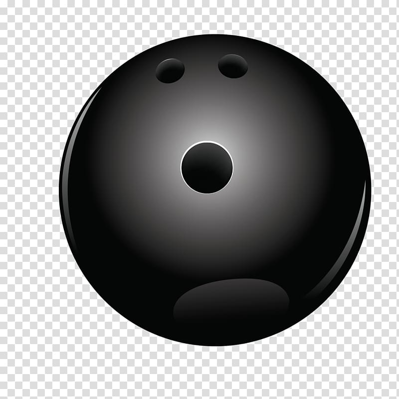 Bowling ball Black and white Sphere Angle, Bowling black pattern transparent background PNG clipart