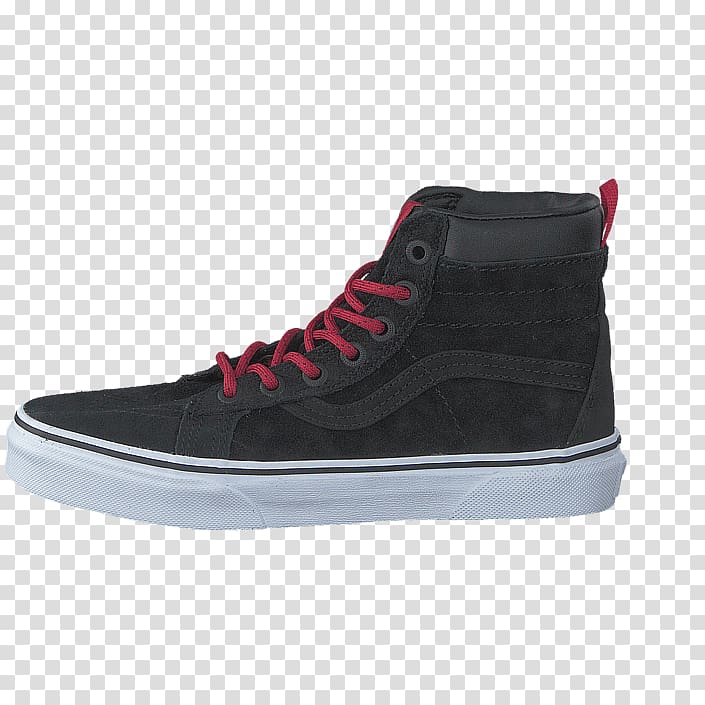 Skate shoe Sports shoes Suede Sportswear, Red Black Vans Shoes for Women transparent background PNG clipart