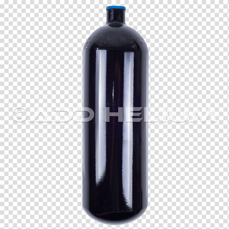 Cylinder Steel Glass bottle Liter, handwheel transparent background PNG clipart