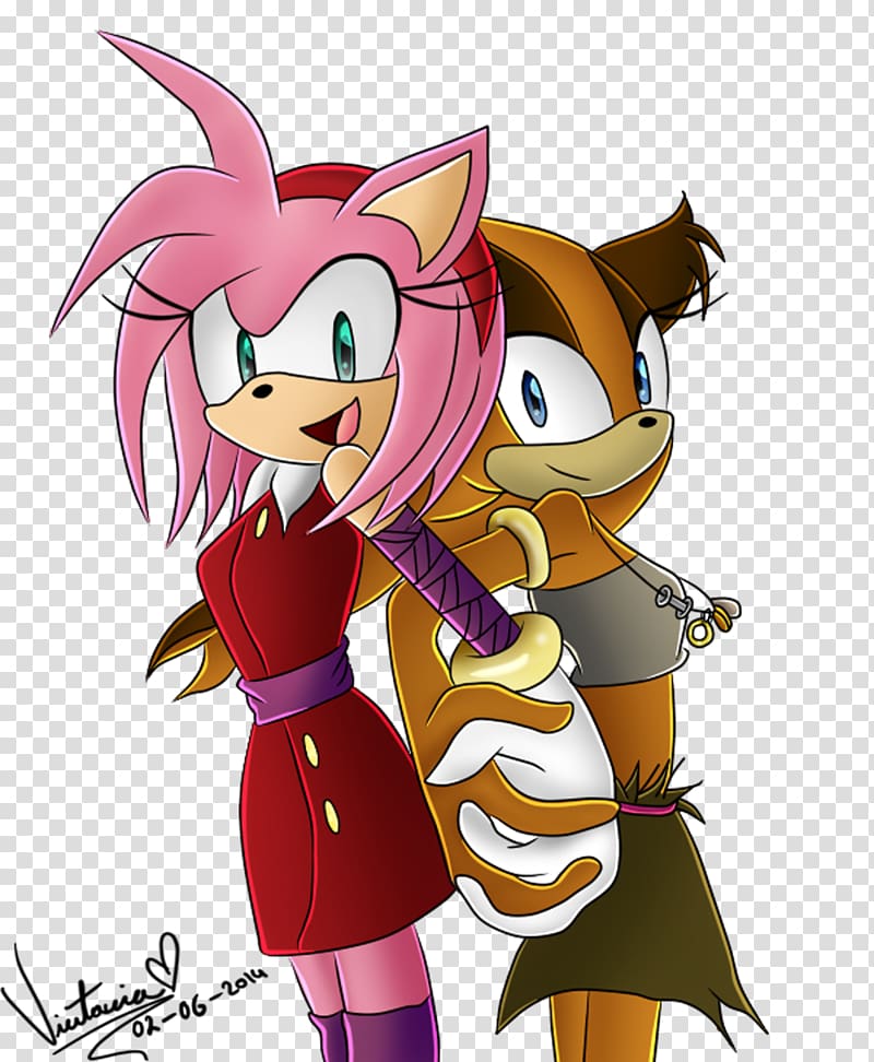 Amy Rose Sticks the Badger Ariciul Sonic Tails Sonic the Hedgehog, amy transparent background PNG clipart