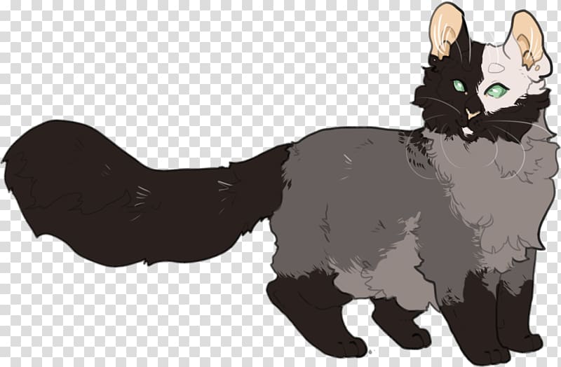 Manx cat Whiskers Kitten Black cat Domestic short-haired cat, ashen transparent background PNG clipart