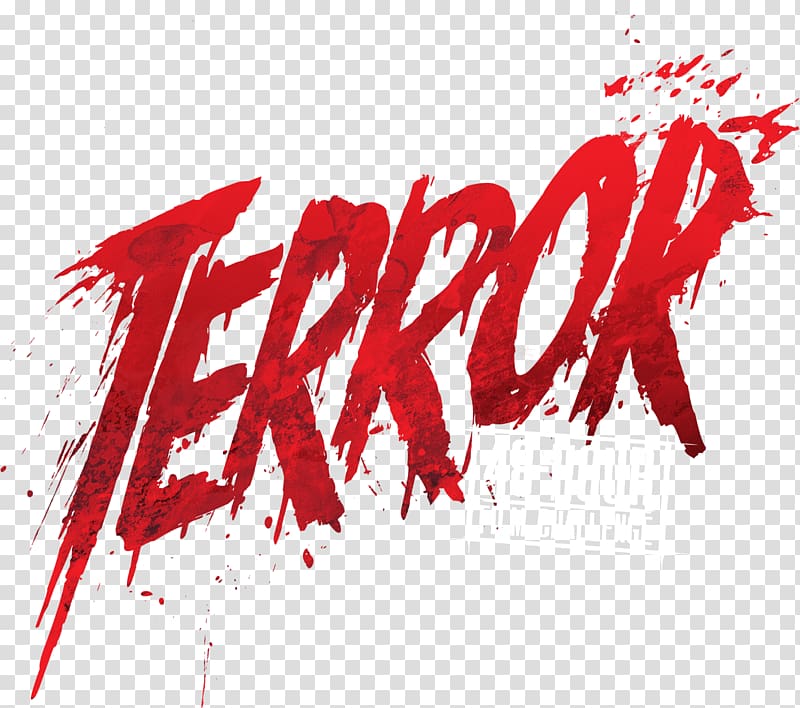 Terror logo, Horror Graphic design YouTube Logo, horror transparent background PNG clipart