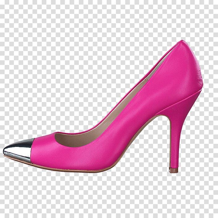 Court shoe High-heeled shoe Stiletto heel Fuchsia, danger zone transparent background PNG clipart