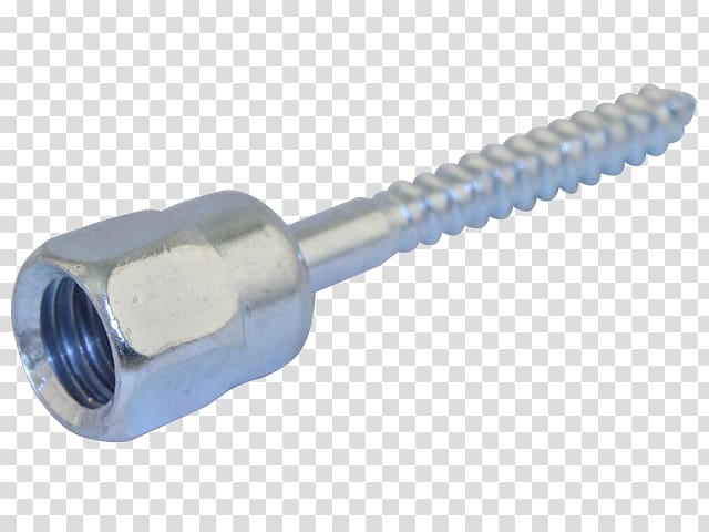 Fastener ISO metric screw thread, screw rod transparent background PNG clipart