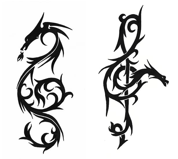 Treble Clef Store Susan Ewing Tribal Music Note Tattoo PNG Image With  Transparent Background  TOPpng