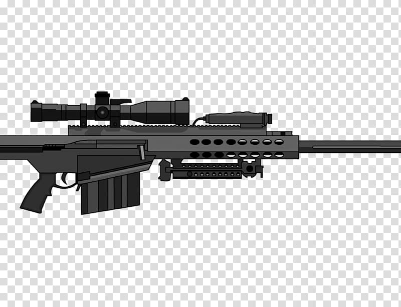 Barrett M82 Sniper rifle .50 BMG Barrett Firearms Manufacturing, sniper rifle transparent background PNG clipart