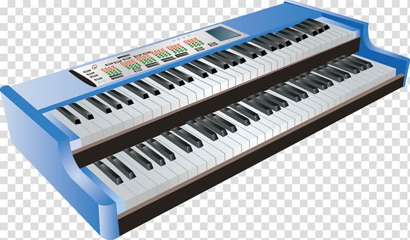Musical keyboard Musical instrument Piano, Electronic piano transparent background PNG clipart