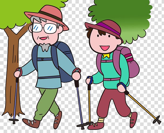 Illustration Hiking Poles Trekking , transparent background PNG clipart