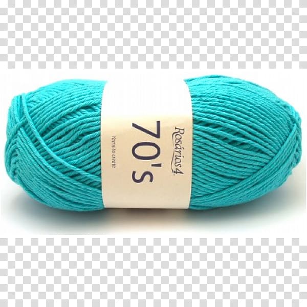 Yarn Wool Turquoise Twine, Twine transparent background PNG clipart