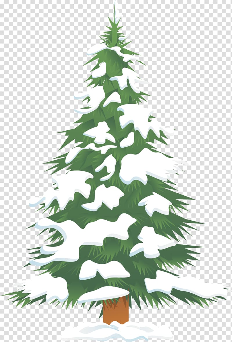 Christmas tree, Green snow Christmas tree transparent background PNG clipart