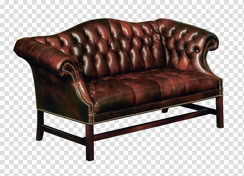 Couch Table Tufting Leather Sofa bed, Furniture transparent background PNG clipart