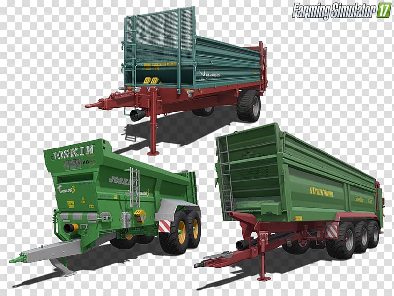 Farming Simulator 17 Manure spreader Cattle Agriculture, others transparent background PNG clipart