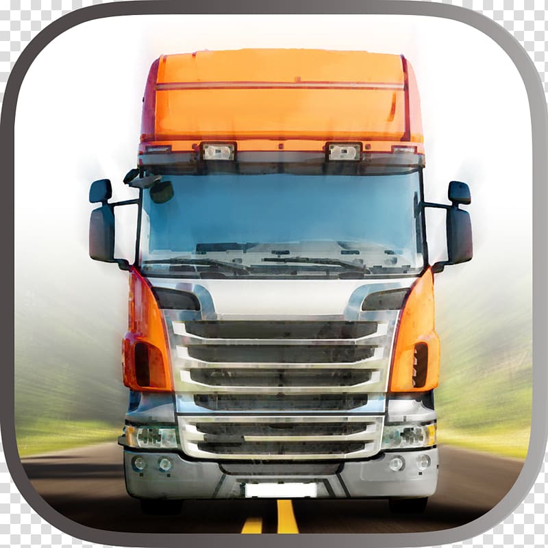 Truck Driver Highway Race 3D Truck Driver 3D Drive Euro Racing Real Truck simulator Commercial vehicle, truck transparent background PNG clipart