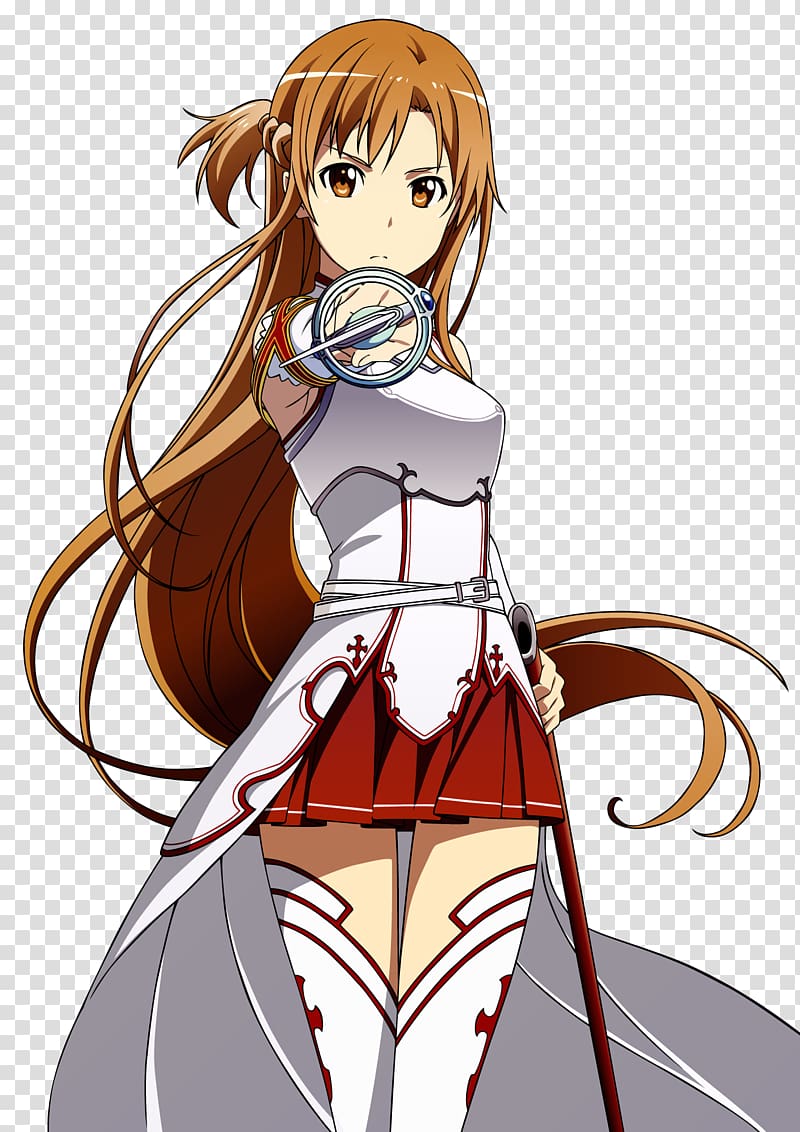 Asuna Kirito Leafa Sword Art Online 1: Aincrad, asuna transparent background PNG clipart