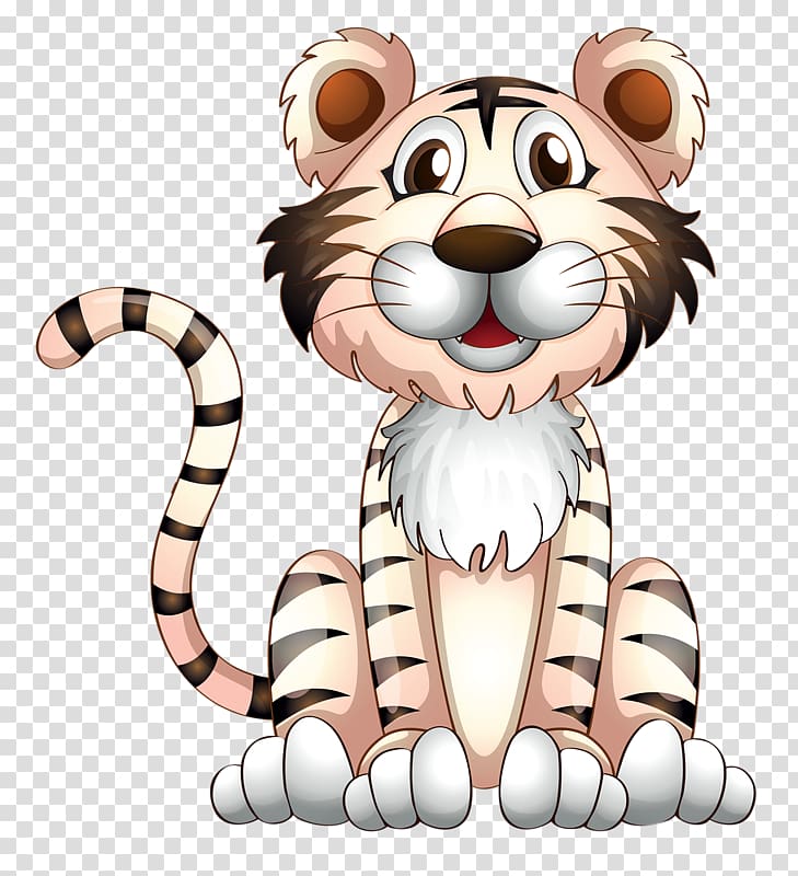 Tiger Drawing Cartoon, tiger transparent background PNG clipart