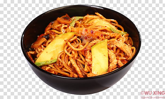 Yakisoba Chow mein Chinese noodles Fried noodles Lo mein, Wu Xing transparent background PNG clipart