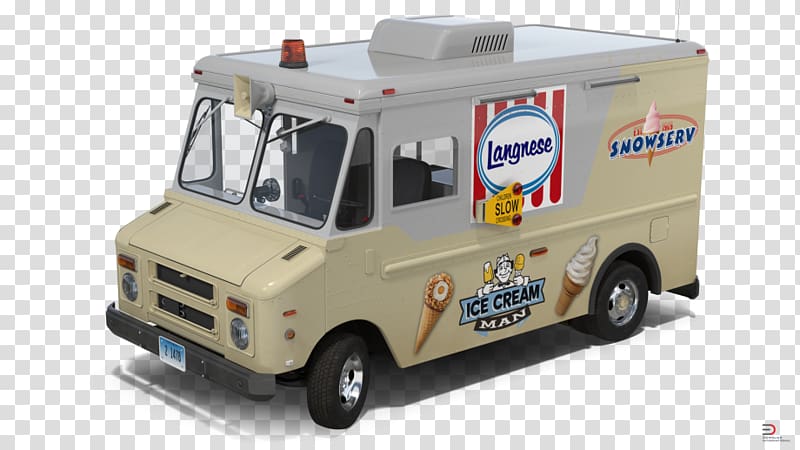 Compact van Car Motor vehicle Emergency vehicle, Ice Cream Van transparent background PNG clipart
