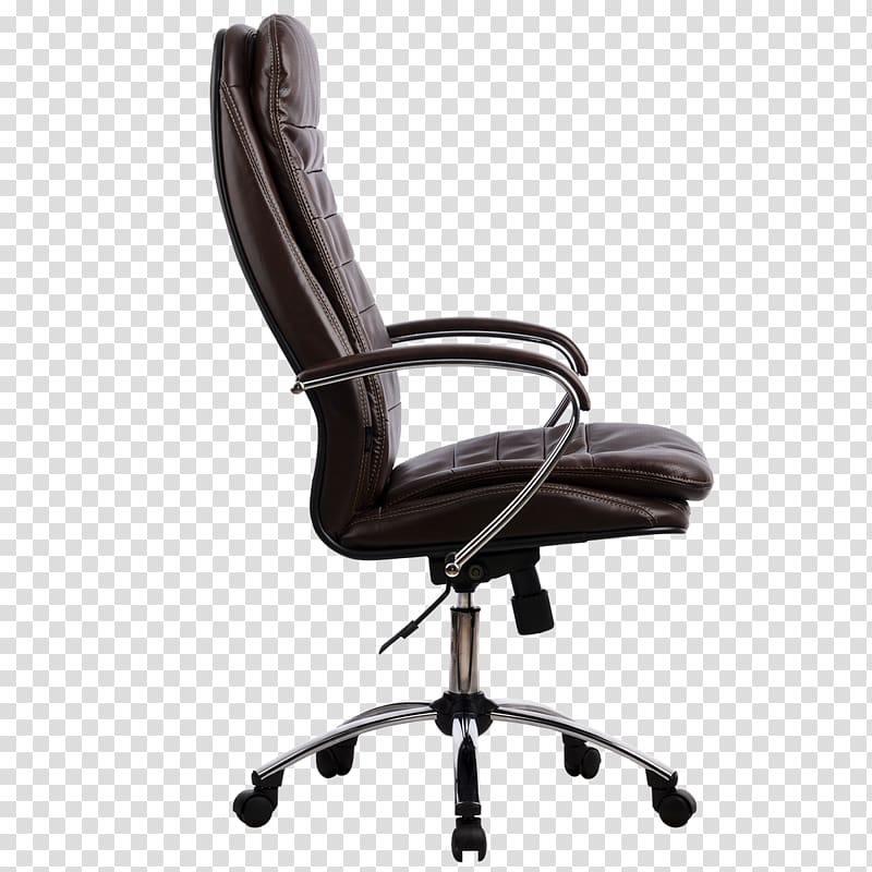 Office & Desk Chairs Furniture Bonded leather, chair transparent background PNG clipart
